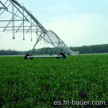 Sistema de riego de pivote central automático de granja de ahorro de agua